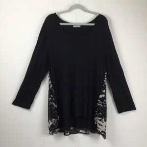 Amanda Blu black and white tunic XXL